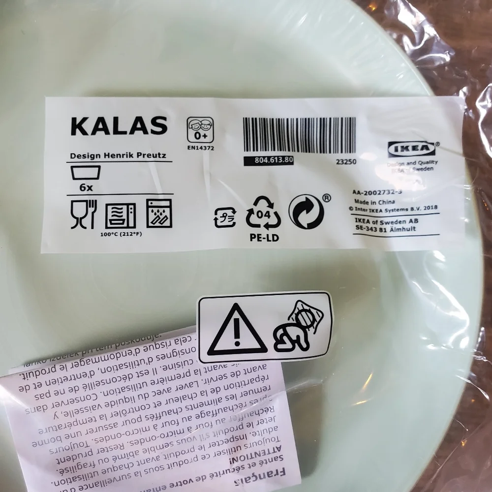 KALAS Stackable Plates, mixed colors